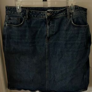 Old Navy Jean Skirt 22W